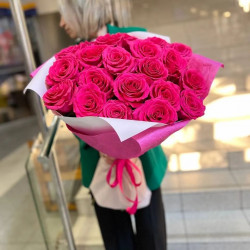 Букет «21 розовая роза»