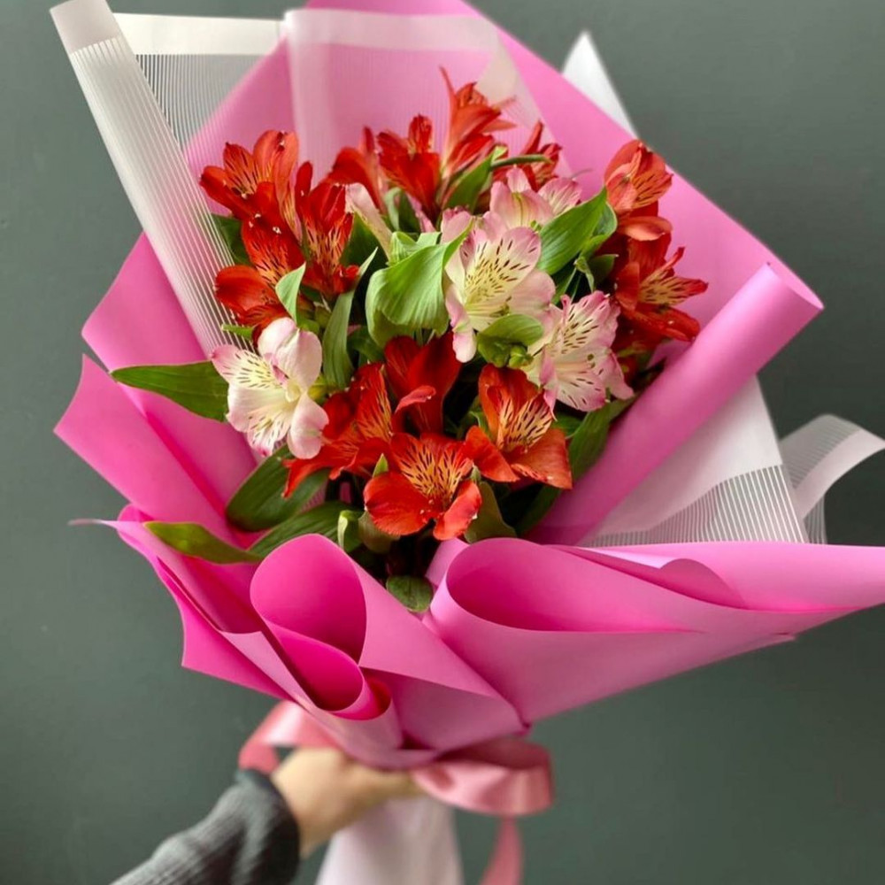Букет цветов «Альстромерия микс»