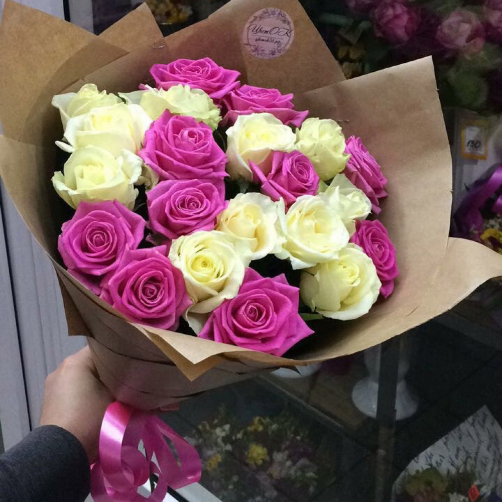 Букет цветов «21 роза»