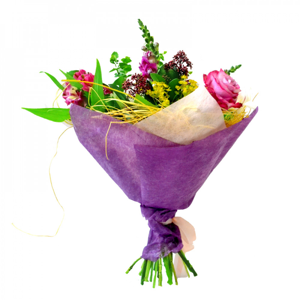 Букет цветов «Зеленый сад»