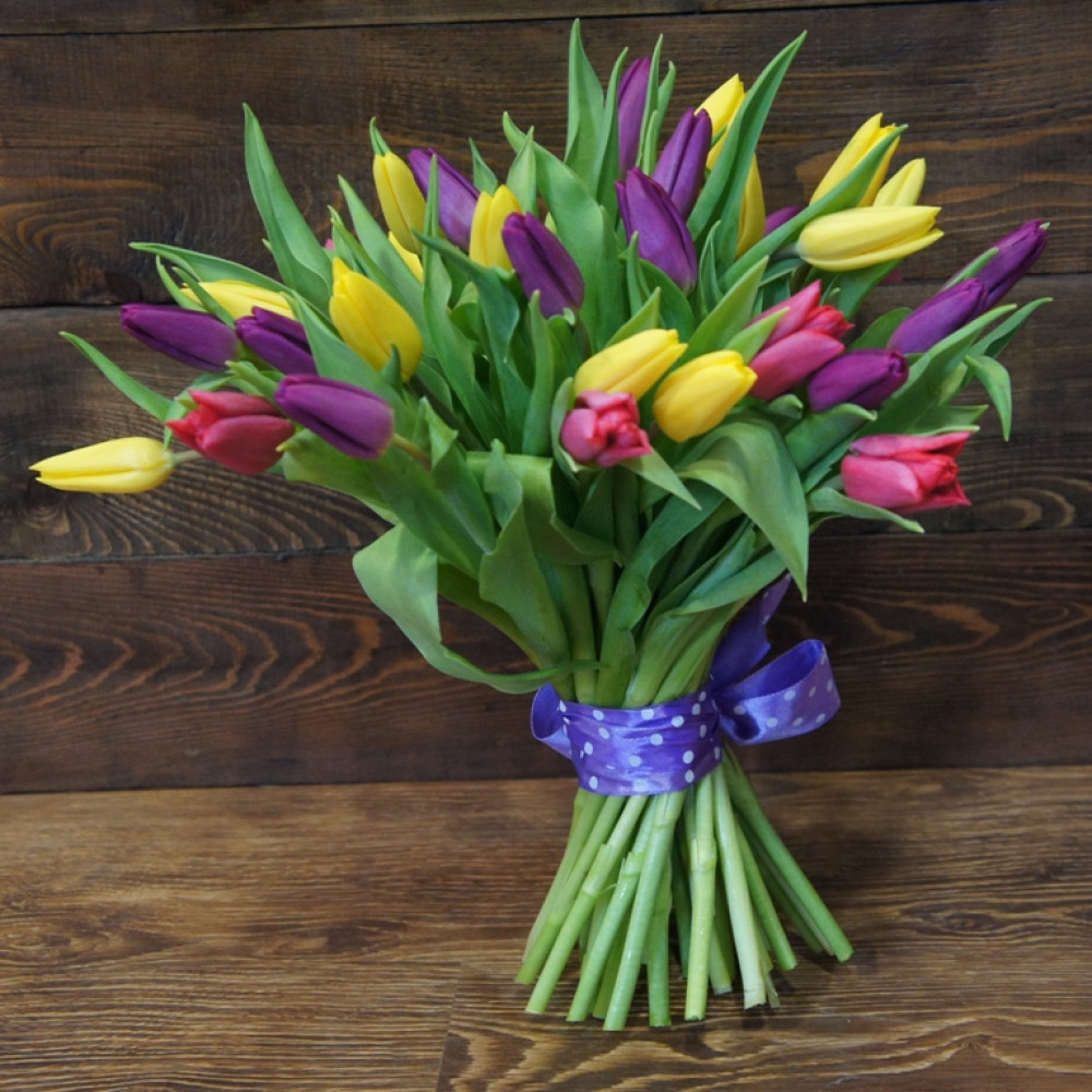 Букет цветов «Весеннее счастье» - фото 3